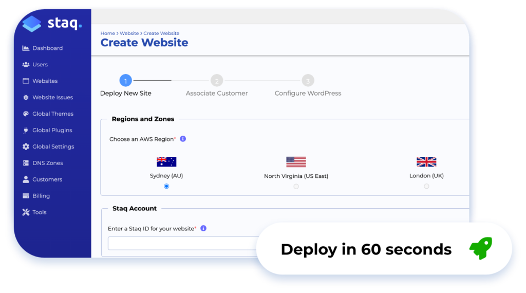 WordPress AWS Hosting, Managed WordPress Hosting for Agencies | Staq