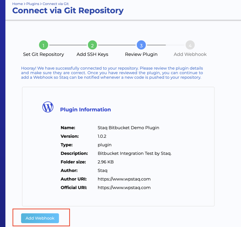 How to setup Github with Staq (plugin/theme only) - Managed WordPress ...