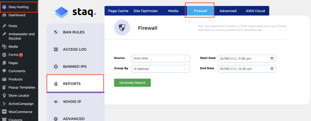 Firewall logs