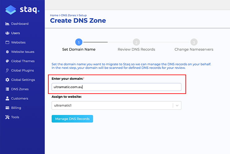 How to move the DNS across to Staq when the site is already hosted on ...