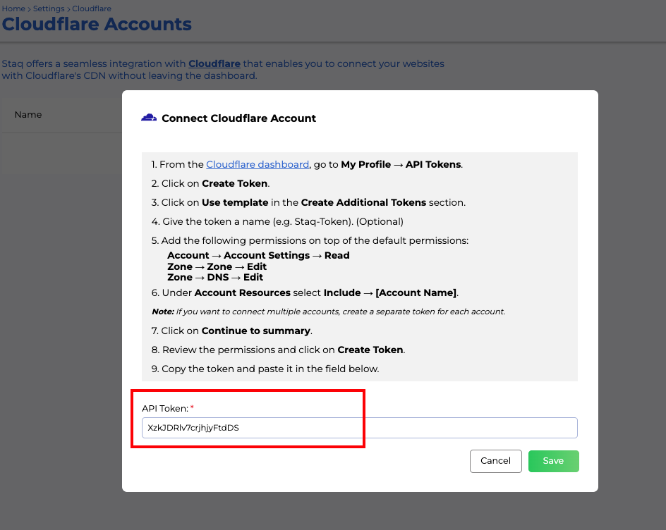 Integrating Cloudflare with Staq - Managed WordPress Hosting Platform