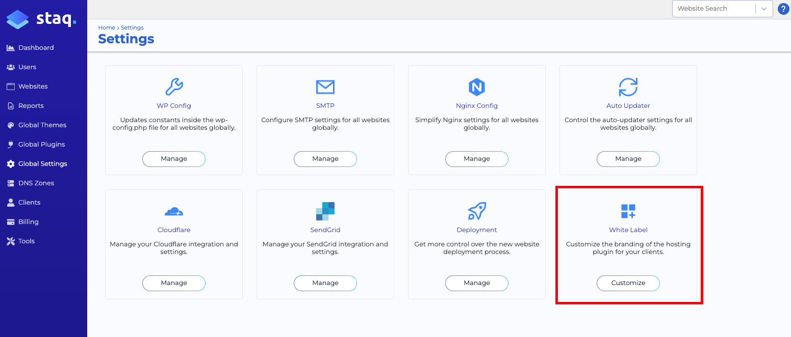 How to replace "Staq Hosting" plugin inside WordPress with my brand ...