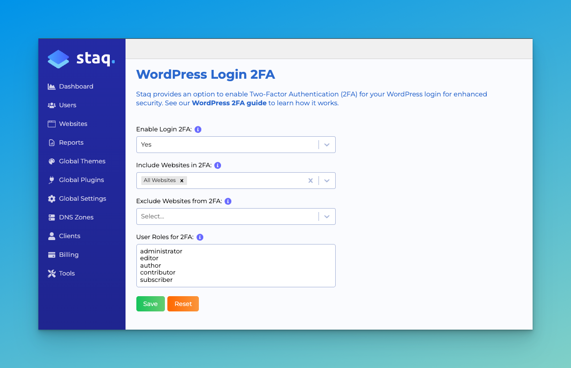 Apply to All Sites