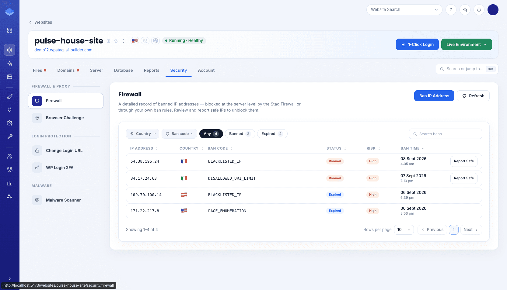 Platform firewall