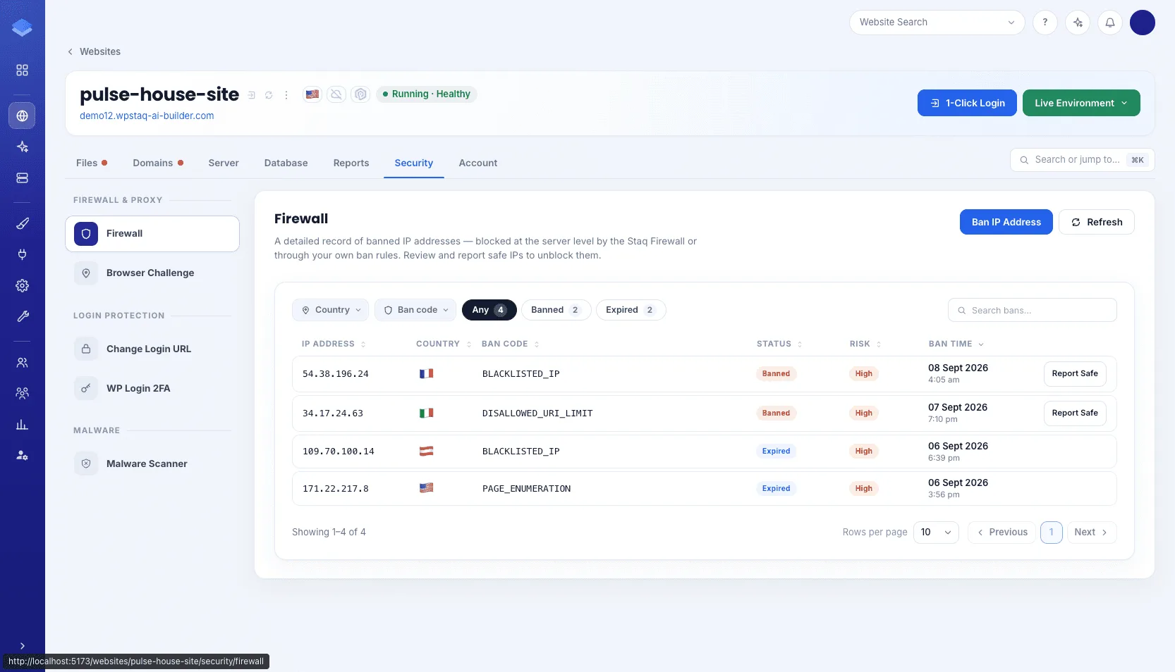 Platform firewall