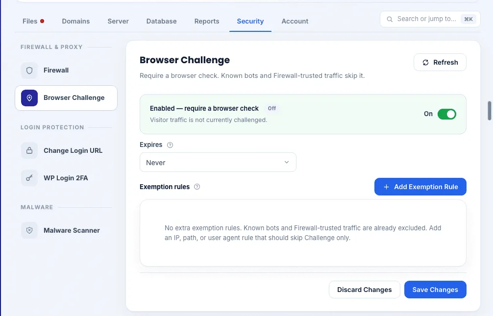 Browser Challenge